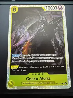 ONE PIECE TCG Gecko Moria SR Super Rare OP14-104 The Azure Sea's Seven English - Image 1