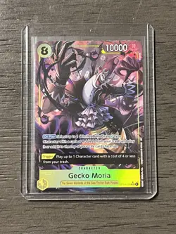 One piece Gecko Moria OP-14-104 Alt Art SR - The Azure Sea’s Seven - Image 1