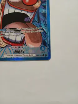 One Piece TCG Buggy OP09-042 Leader Parallel Alt Art English Mint/Nm Condition - Image 3