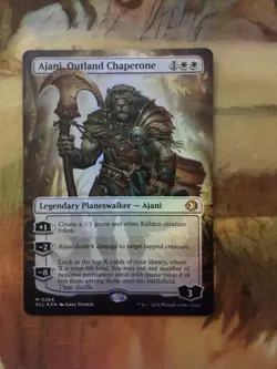 Ajani, Outland Chaperone X1 BORDERLESS FOIL-NM/M-Lorwyn Eclipsed - Image 1