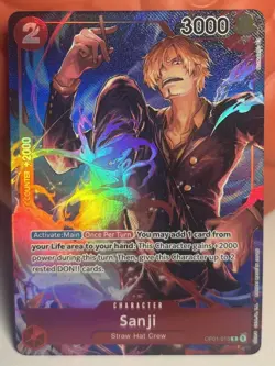 Sanji OP01-013 Alt Art - PRE ERRATA (Romance Dawn) - Image 1