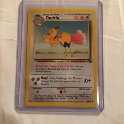 Dodrio 34/64 Uncommon Jungle Unlimited Non Holo Pokemon Card Vintage - Image 1