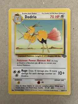 Pokemon - Jungle - Dodrio 34/64 - Uncommon LP - Image 1