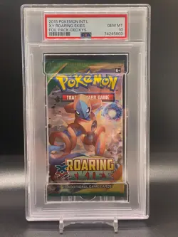 Pokemon XY Roaring Skies Deoxys Factory Sealed Booster Pack PSA 10 Card TCG CCG - Image 1