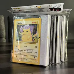 8x Lot Pokemon 25th Anniversary First Partner Collectors Binder SEALED w/Pikachu 820650809606 - Image 1
