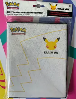 Pokemon 25th Anniversary First Partner Collector's Binder SEALED w/Pikachu Jumbo 820650809606 - Image 1