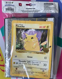 Pokemon 25th Anniversary First Partner Collector's Binder SEALED w/Pikachu Jumbo 820650809606 - Image 2
