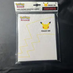 Pokemon: 25th Anniversary First Partner Collector’s Binder w/Pikachu Sealed 820650809606 - Image 1