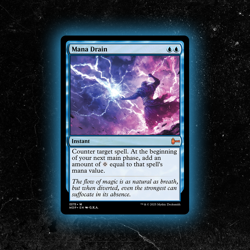 Mana Drain - Custom Magic: The Gathering Card - High-Quality - Image 1