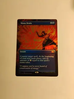 Mana Drain (Borderless) Double Masters 2022 Foil - Image 1