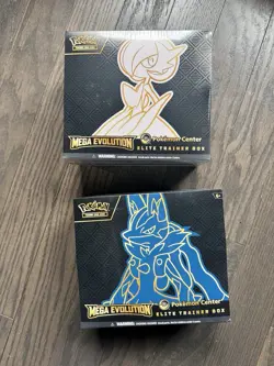 Mega Evolution Pokemon Center Exclusive Elite Trainer Box ETB | Lot of 2 SEALED - Image 1