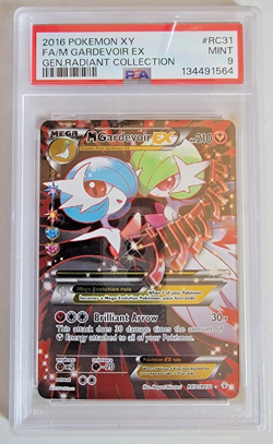 2016 POKEMON XY GENERATIONS RADIANT COLL #RC31 FULL ART/M GARDEVOIR EX PSA 9 - Image 1