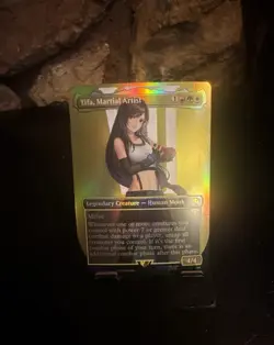 Tifa Martial Artist (Borderless) (Foil) Commander: Final Fantasy Slight Damage - Image 1