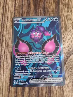 Pecharunt EX 085/064 Shrouded Fable Pokemon Card TCG Full Art Rare - Image 1