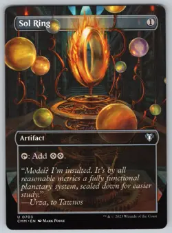Sol Ring (Borderless) U Commander Masters #703 NM Normal - Image 1