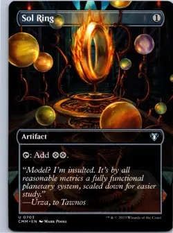 Sol Ring (Borderless) - Commander Masters - U 703 NM - Image 1