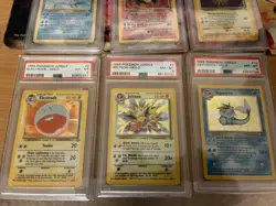 Pokemon TCG holo rares Jungle & Fossil PSA 8 Lot 6 cards - Image 2