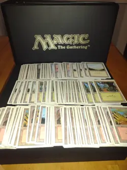 MTG Revised Lands 135 Card Lot MP/HP Condition MAGIC THE GATHERING - Image 1