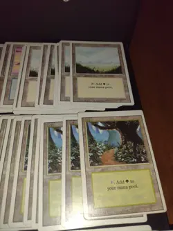 MTG Revised Lands 135 Card Lot MP/HP Condition MAGIC THE GATHERING - Image 4
