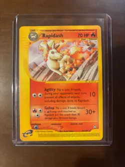 Rapidash 031/147 Aquapolis Regular Vintage Pokemon Card - Image 1