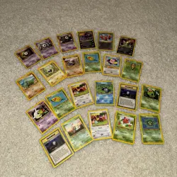 Pokemon Card Lot Of 23 Cards - Neo Discovery - Common, Uncommon, Star - No Holos - Image 1