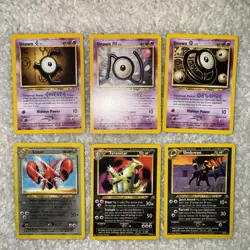 Pokemon Card Lot Of 23 Cards - Neo Discovery - Common, Uncommon, Star - No Holos - Image 2