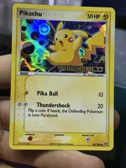 Pikachu 60/106 EX Emerald 2005 Reverse Holo Pokemon Card TCG - Image 3