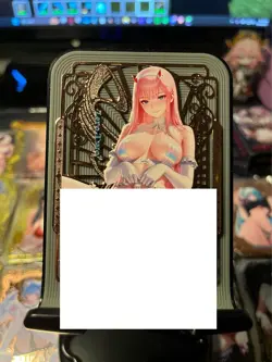 Goddess Story Metal Card Serialized Anime Waifu Random Serial # Zero Two - Image 2