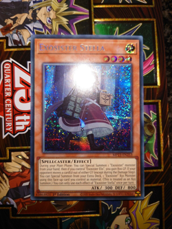 MP23-EN253 Exosister Stella Prismatic Secret Rare 1st Edition YuGiOh Card - Image 1