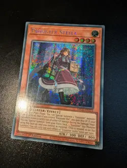 MP23-EN253 Exosister Stella Prismatic Secret Rare 1st Edition YuGiOh Card - Image 1