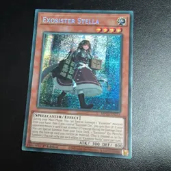 MP23-EN253 Exosister Stella Prismatic Secret Rare 1st Edition YuGiOh Card - Image 2