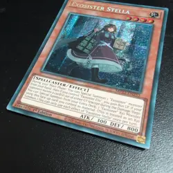 MP23-EN253 Exosister Stella Prismatic Secret Rare 1st Edition YuGiOh Card - Image 3