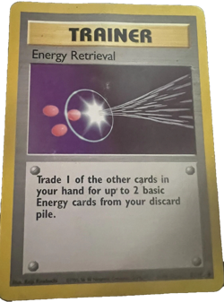 Energy Retrieval 81/102 - Trainer - Base Set - Pokemon TCG CCG Card - Image 1