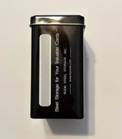 ROOK - Capsule (Black Steel Alloy Deck Case For Trading Cards, CCG/TCG, 2002) - Image 3