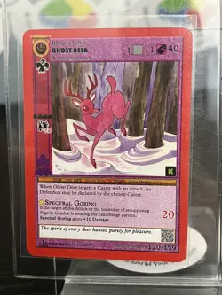MetaZoo Cryptid Nation 1st Edition Ghost Deer Card 120/159 Pack Fresh - Image 1