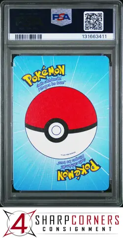 1999 BICYCLE POKEMON PLAYING CARDS BULBASAUR 8 OF CLUBS POP 1 PSA 6 - Image 2