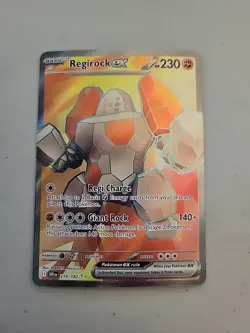 Regirock ex 214/182 Ultra Rare ex Destined Rivals Pokemon Cards - Image 1