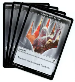 x4 Treefolk / Emblem - Wrenn and Seven - Token - Innistrad Remastered - MTG - Image 2