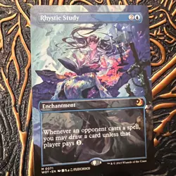 Rhystic Study (Anime Borderless) Wilds of Eldraine: Enchanting Tales Regular - Image 1