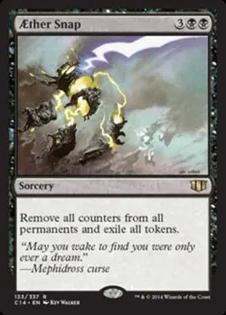 x1 Aether Snap R MTG Commander 2014 M/NM, English - Image 1