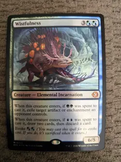 Magic the Gathering #252 Wistfulness Foil - Image 1