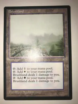 Brushland Ice Age Regular MTG - Image 1