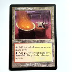 Battlefield Forge 139 R Apocalypse Magic the Gathering MTG LP - Image 1