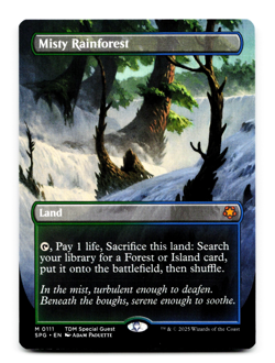 Misty Rainforest (Borderless) - [Special Guests] Magic MTG NM 🌳💧 - Image 2
