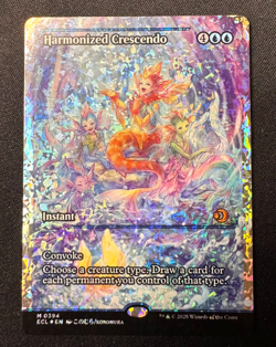 🌈 Harmonized Crescendo - Showcase Fracture Foil - MTG Lorwyn Eclipsed 394- NM/M - Image 1