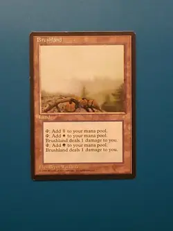 MTG Brushland Ice Age Regular Rare - Image 5