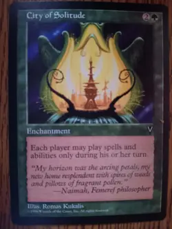 City Of Solitude MTG Visions 1996 Never played - Image 2