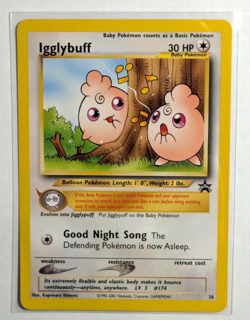 Played Igglybuff - Normal #36 Black Star Promo Pokemon TCG - Image 1