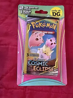 Pokemon 2021 Sun & Moon Cosmic Eclipse Lot Of 4 Hanger Packs (2 mini packs per) - Image 5
