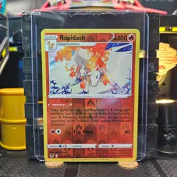Rapidash Silver Tempest Reverse Holo Pokemon TCG 022/195 Sword & Shield Rare - Image 1